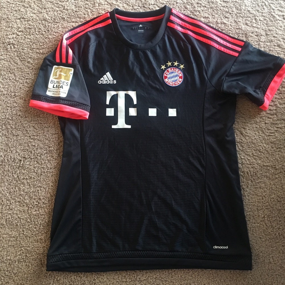 Adidas 2015 FC Bayern Munchen- #9 Lewandowski Soccer Jersey